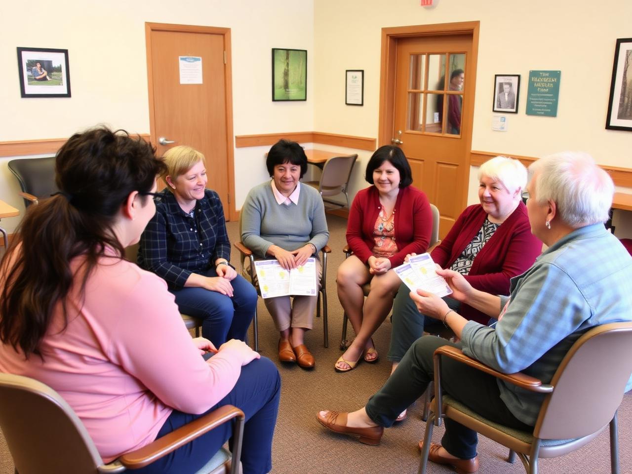 Caregiver training workshop in progress